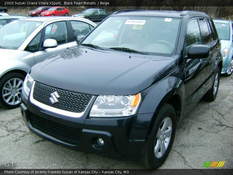 Black Pearl Metallic / Beige 2009 Suzuki Grand Vitara XSport