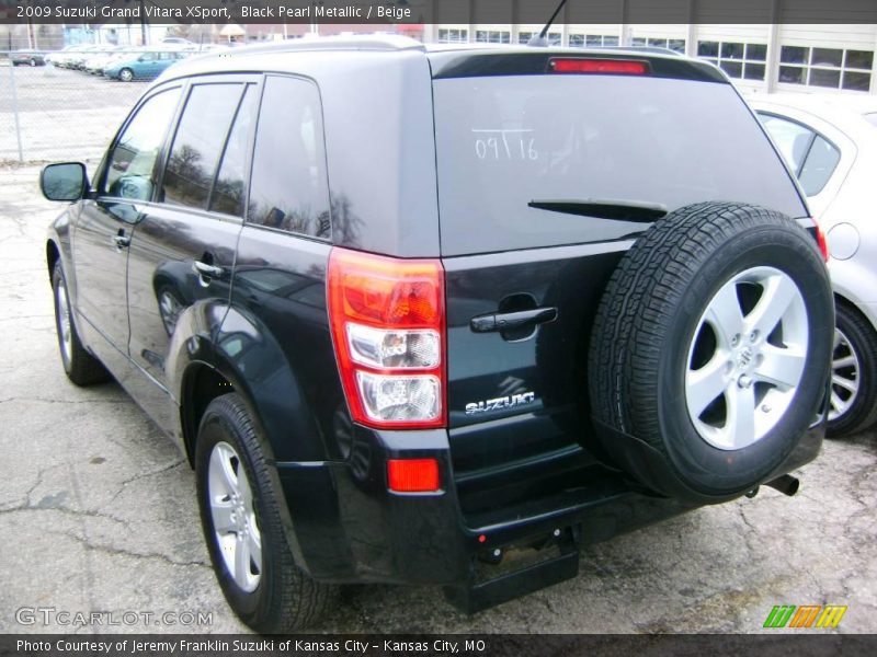 Black Pearl Metallic / Beige 2009 Suzuki Grand Vitara XSport