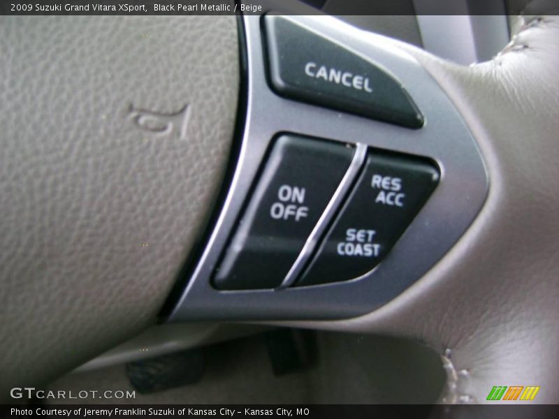 Black Pearl Metallic / Beige 2009 Suzuki Grand Vitara XSport