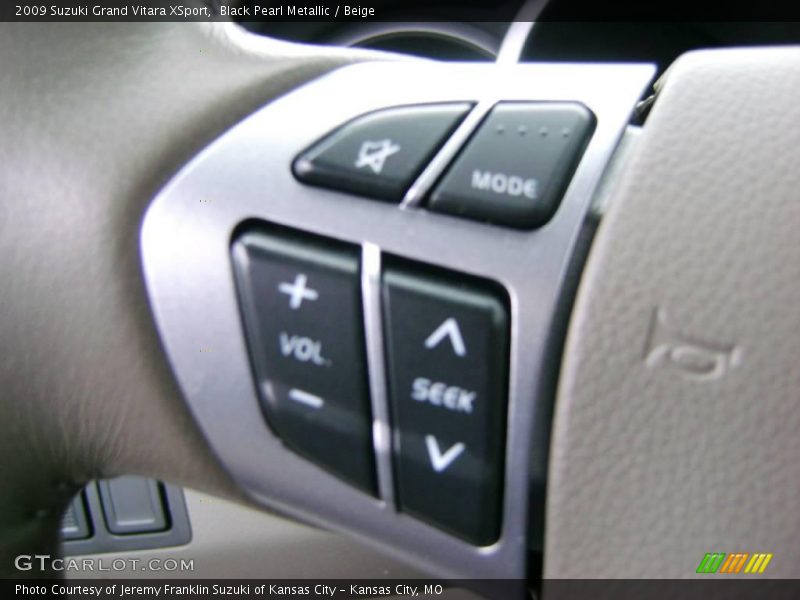Black Pearl Metallic / Beige 2009 Suzuki Grand Vitara XSport