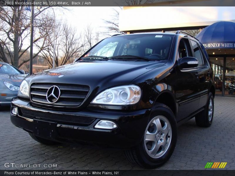 Black / Ash 2003 Mercedes-Benz ML 350 4Matic