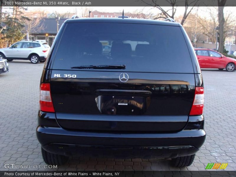 Black / Ash 2003 Mercedes-Benz ML 350 4Matic