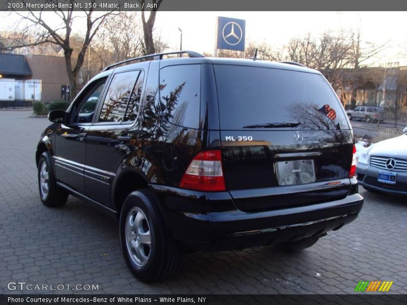 Black / Ash 2003 Mercedes-Benz ML 350 4Matic