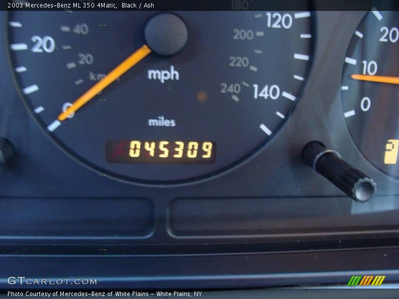 Black / Ash 2003 Mercedes-Benz ML 350 4Matic