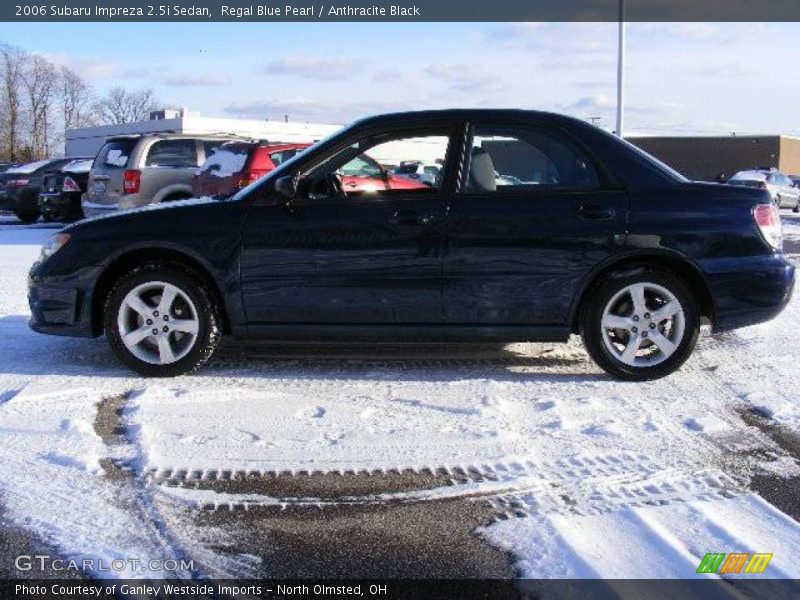 Regal Blue Pearl / Anthracite Black 2006 Subaru Impreza 2.5i Sedan