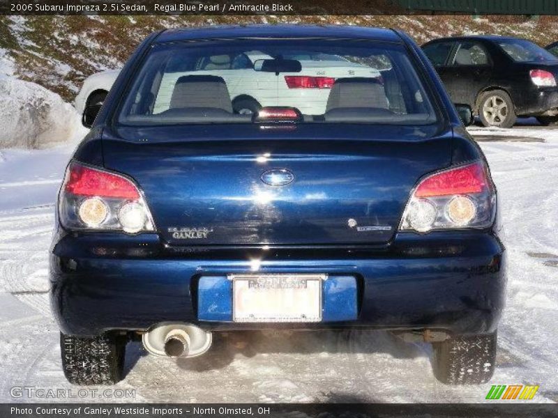 Regal Blue Pearl / Anthracite Black 2006 Subaru Impreza 2.5i Sedan