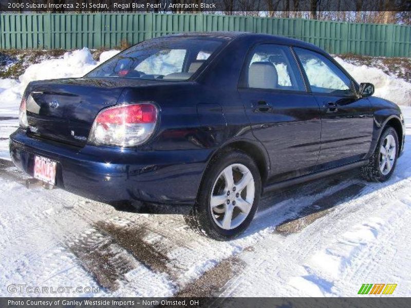 Regal Blue Pearl / Anthracite Black 2006 Subaru Impreza 2.5i Sedan