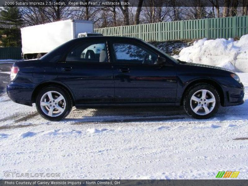 Regal Blue Pearl / Anthracite Black 2006 Subaru Impreza 2.5i Sedan