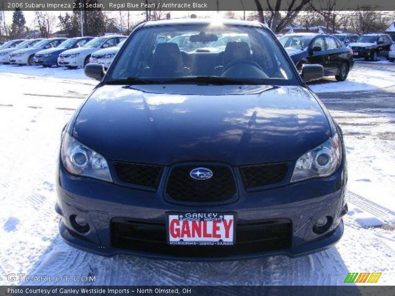 Regal Blue Pearl / Anthracite Black 2006 Subaru Impreza 2.5i Sedan