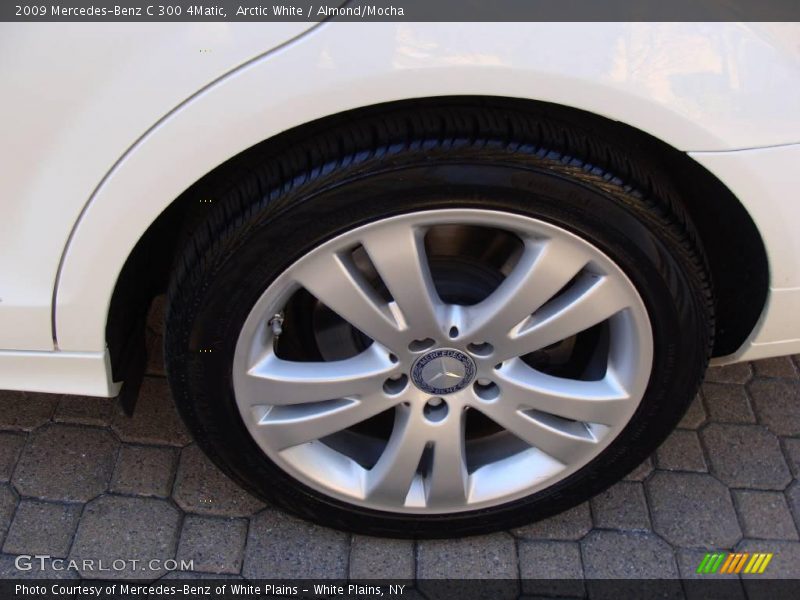 Arctic White / Almond/Mocha 2009 Mercedes-Benz C 300 4Matic