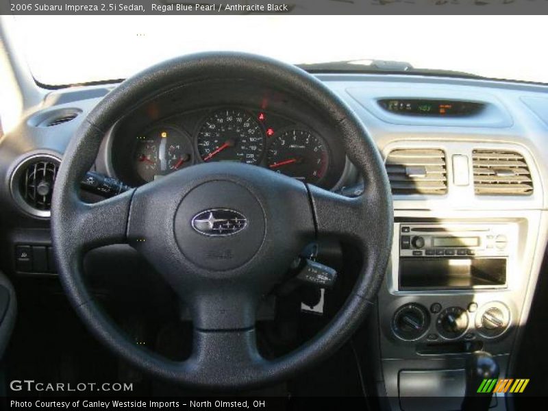 Regal Blue Pearl / Anthracite Black 2006 Subaru Impreza 2.5i Sedan