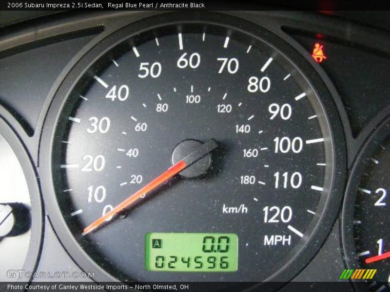 Regal Blue Pearl / Anthracite Black 2006 Subaru Impreza 2.5i Sedan