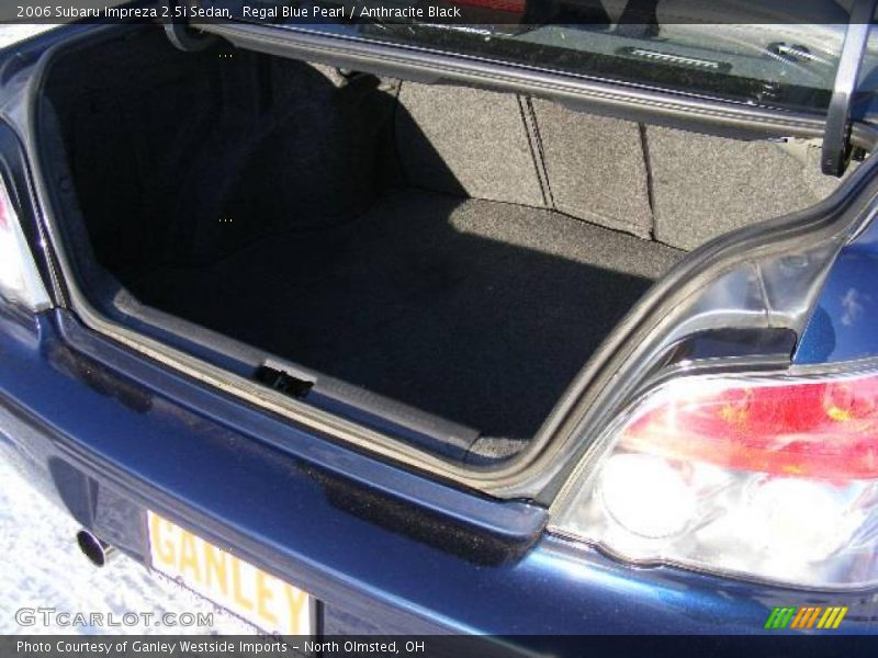 Regal Blue Pearl / Anthracite Black 2006 Subaru Impreza 2.5i Sedan