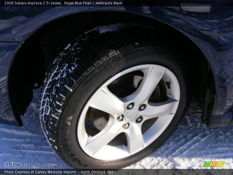 Regal Blue Pearl / Anthracite Black 2006 Subaru Impreza 2.5i Sedan