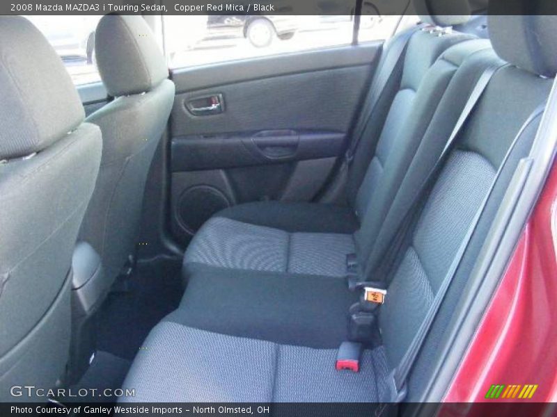 Copper Red Mica / Black 2008 Mazda MAZDA3 i Touring Sedan