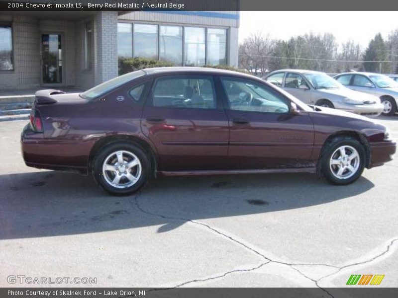 Berry Red Metallic / Neutral Beige 2004 Chevrolet Impala LS