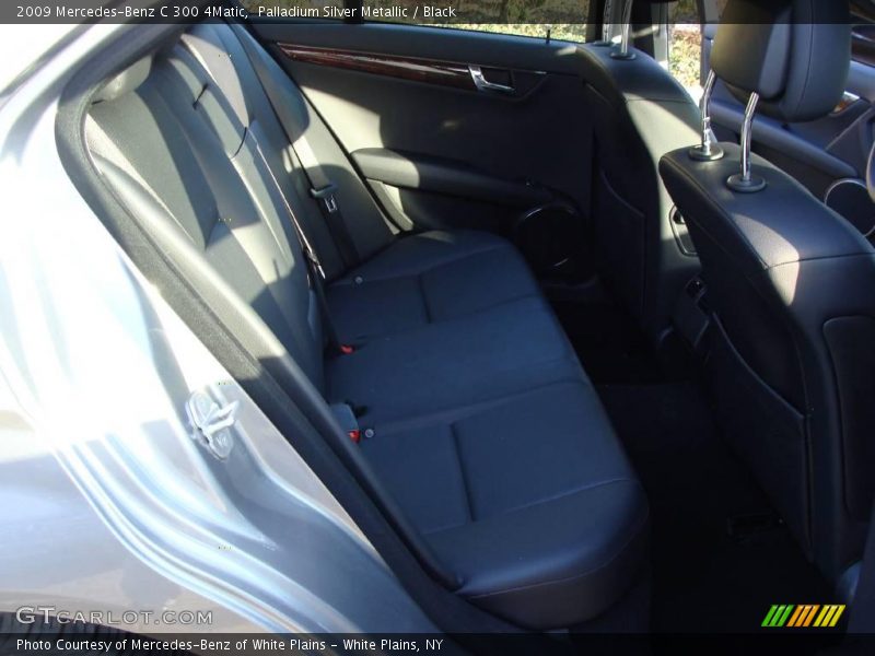 Palladium Silver Metallic / Black 2009 Mercedes-Benz C 300 4Matic