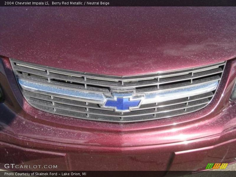 Berry Red Metallic / Neutral Beige 2004 Chevrolet Impala LS