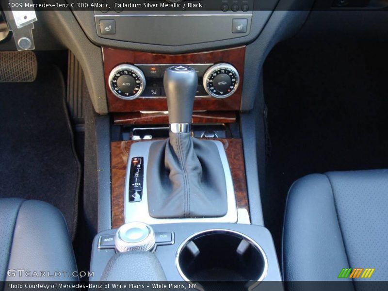 Palladium Silver Metallic / Black 2009 Mercedes-Benz C 300 4Matic