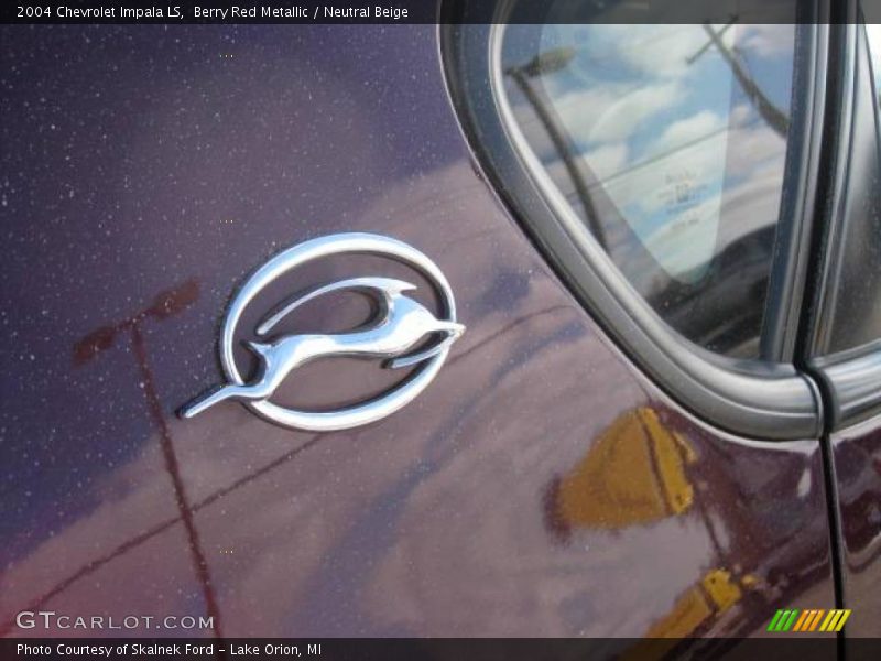 Berry Red Metallic / Neutral Beige 2004 Chevrolet Impala LS