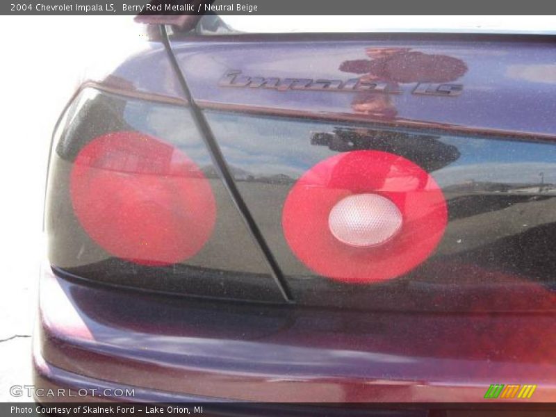 Berry Red Metallic / Neutral Beige 2004 Chevrolet Impala LS