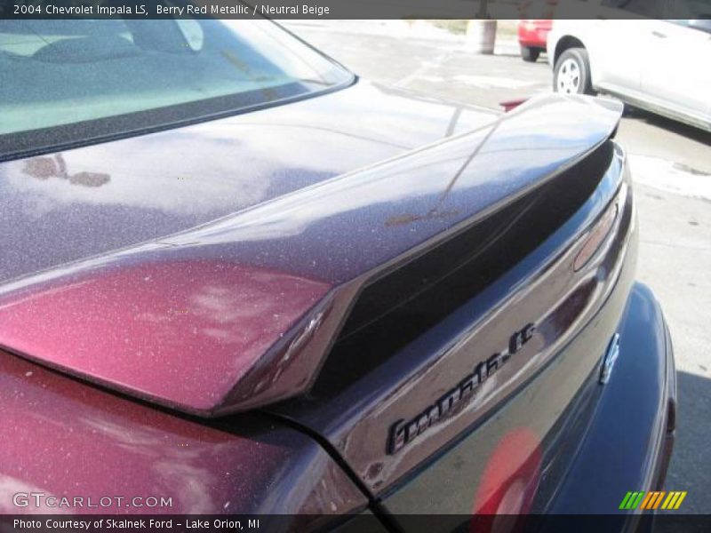 Berry Red Metallic / Neutral Beige 2004 Chevrolet Impala LS