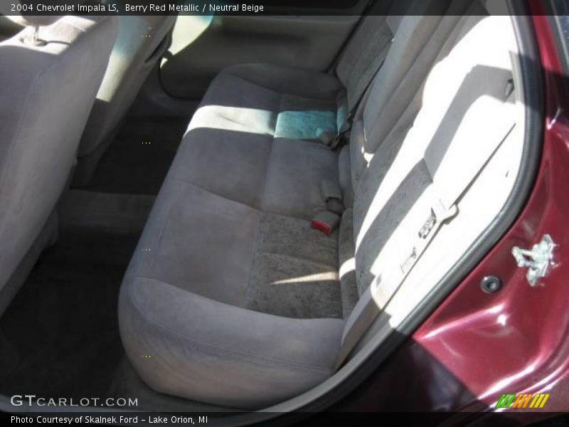 Berry Red Metallic / Neutral Beige 2004 Chevrolet Impala LS