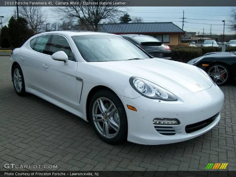Carrara White / Espresso Natural Leather 2010 Porsche Panamera 4S