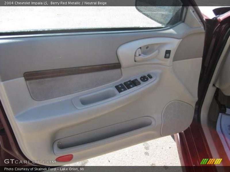 Berry Red Metallic / Neutral Beige 2004 Chevrolet Impala LS