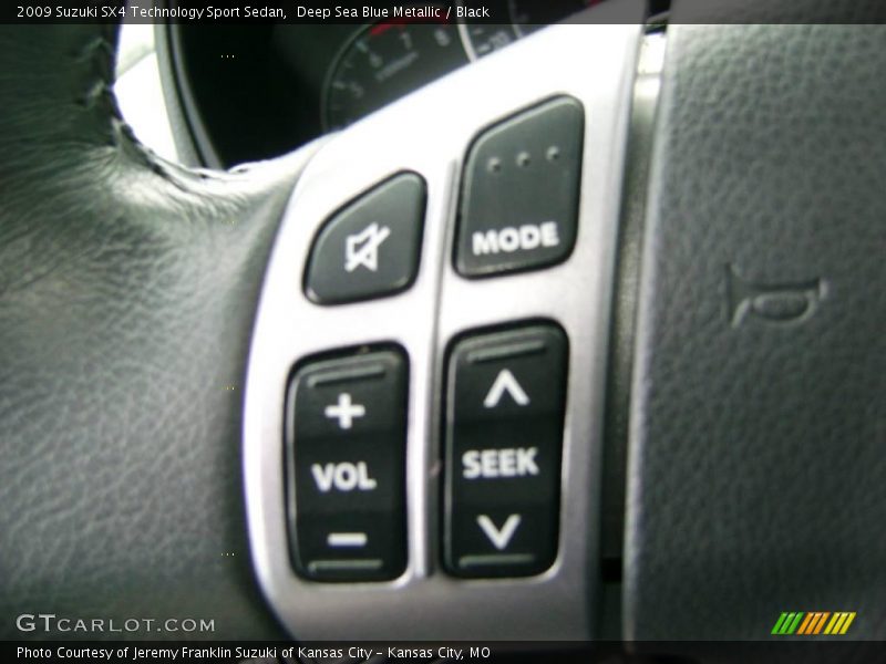 Deep Sea Blue Metallic / Black 2009 Suzuki SX4 Technology Sport Sedan