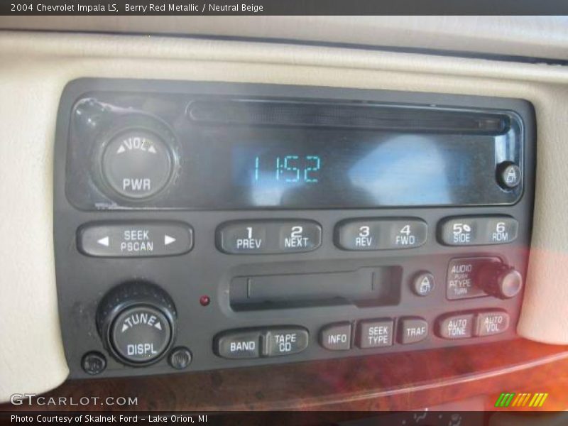 Berry Red Metallic / Neutral Beige 2004 Chevrolet Impala LS