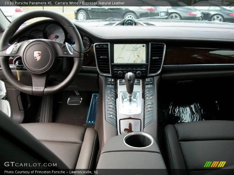 Carrara White / Espresso Natural Leather 2010 Porsche Panamera 4S