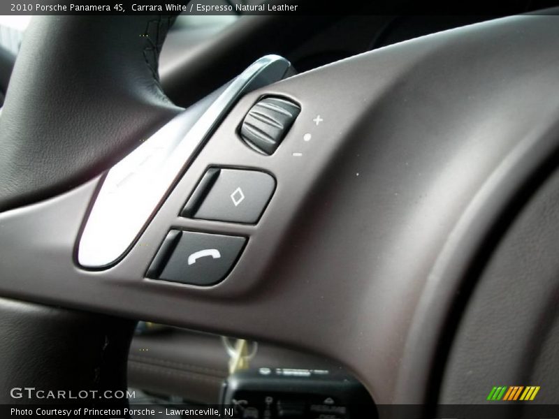Carrara White / Espresso Natural Leather 2010 Porsche Panamera 4S