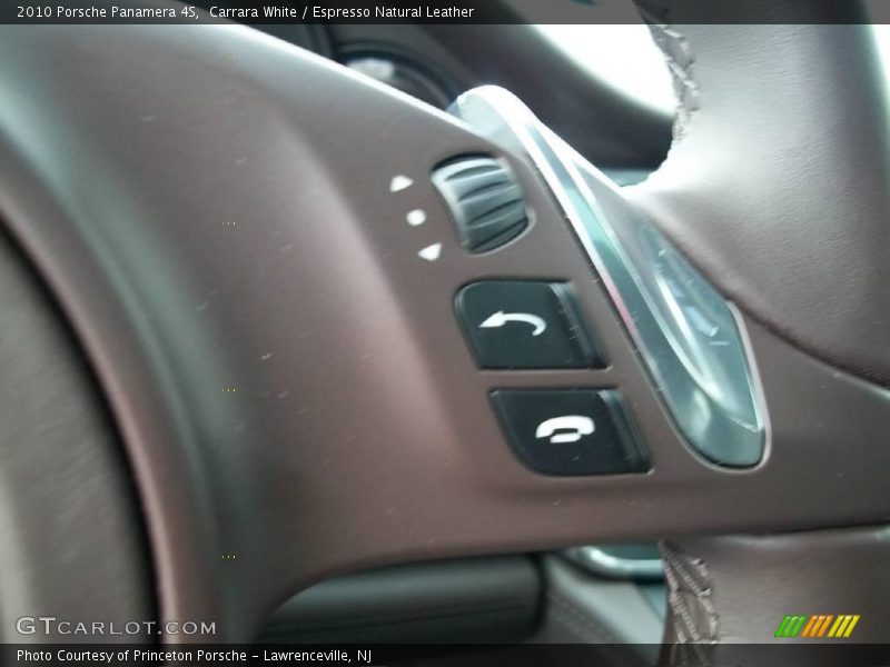 Carrara White / Espresso Natural Leather 2010 Porsche Panamera 4S