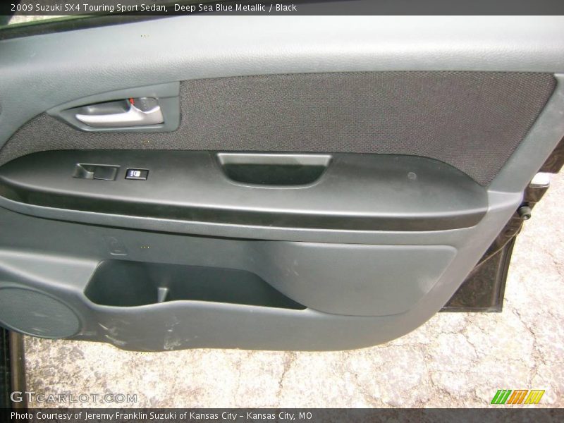 Deep Sea Blue Metallic / Black 2009 Suzuki SX4 Touring Sport Sedan