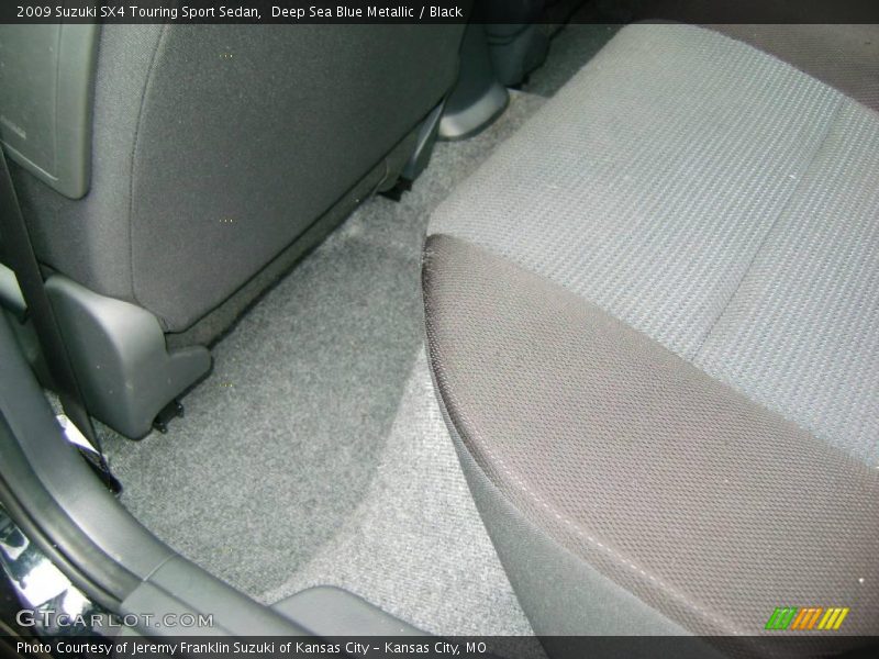 Deep Sea Blue Metallic / Black 2009 Suzuki SX4 Touring Sport Sedan