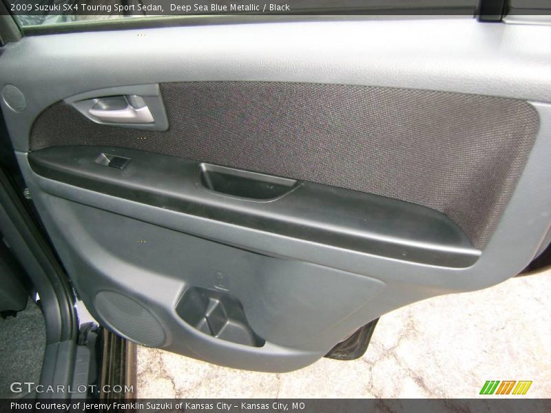 Deep Sea Blue Metallic / Black 2009 Suzuki SX4 Touring Sport Sedan