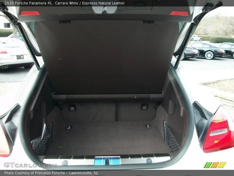 Carrara White / Espresso Natural Leather 2010 Porsche Panamera 4S