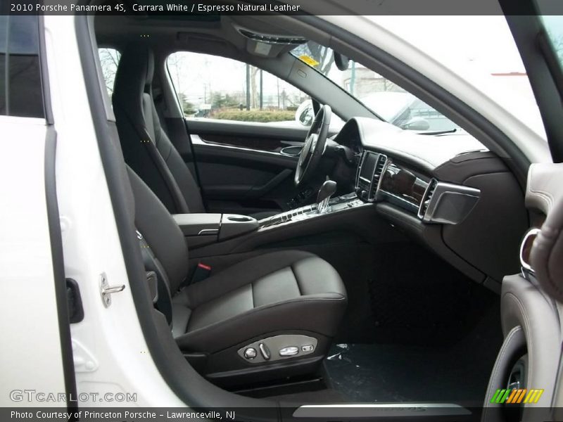 Carrara White / Espresso Natural Leather 2010 Porsche Panamera 4S