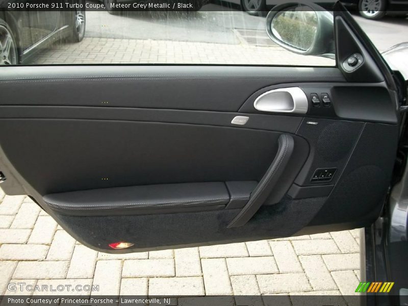 Meteor Grey Metallic / Black 2010 Porsche 911 Turbo Coupe