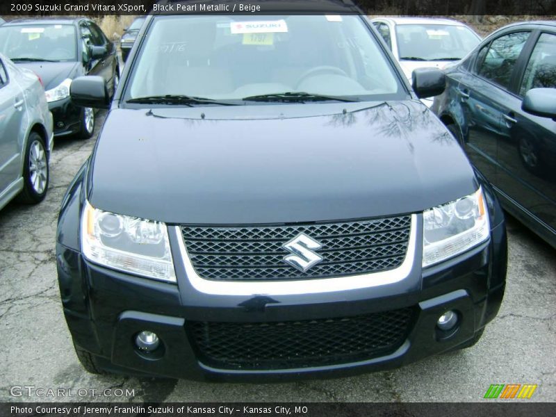 Black Pearl Metallic / Beige 2009 Suzuki Grand Vitara XSport