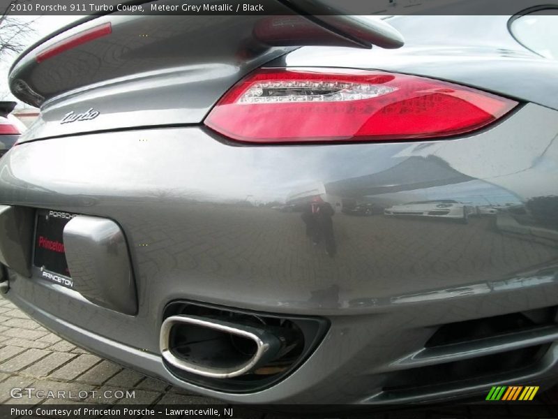 Meteor Grey Metallic / Black 2010 Porsche 911 Turbo Coupe