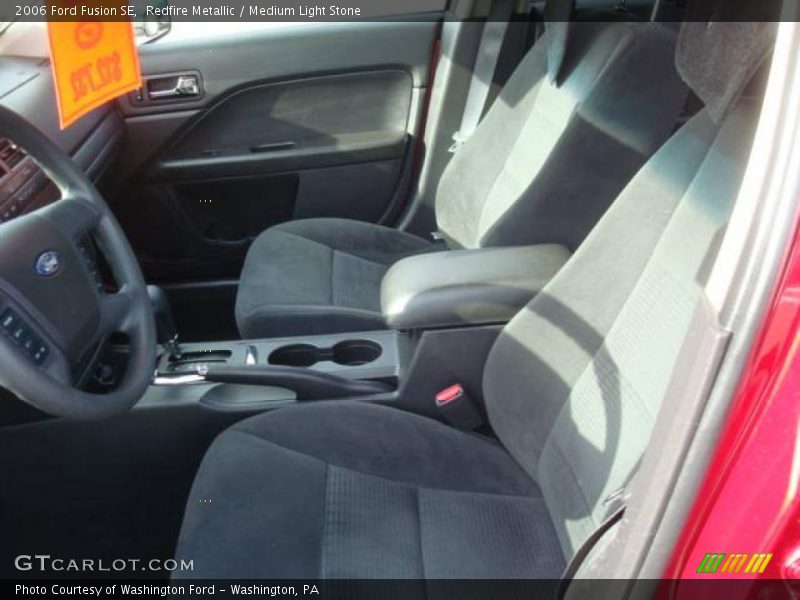 Redfire Metallic / Medium Light Stone 2006 Ford Fusion SE
