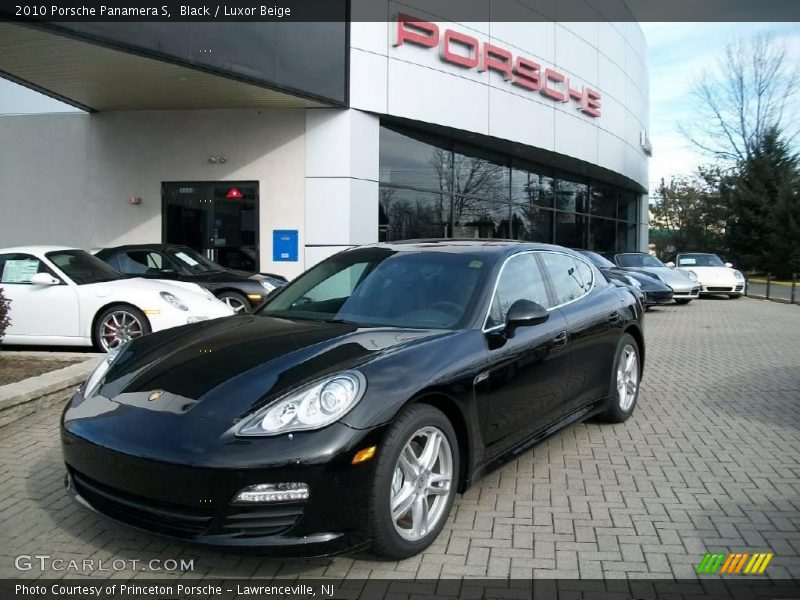 Black / Luxor Beige 2010 Porsche Panamera S