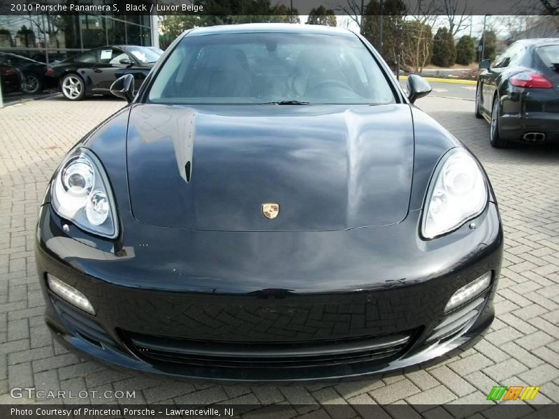Black / Luxor Beige 2010 Porsche Panamera S