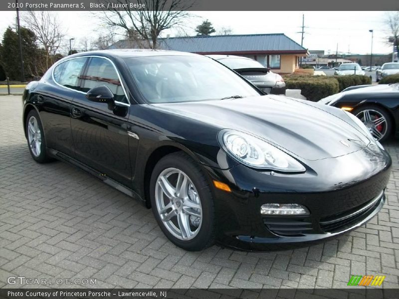 Black / Luxor Beige 2010 Porsche Panamera S