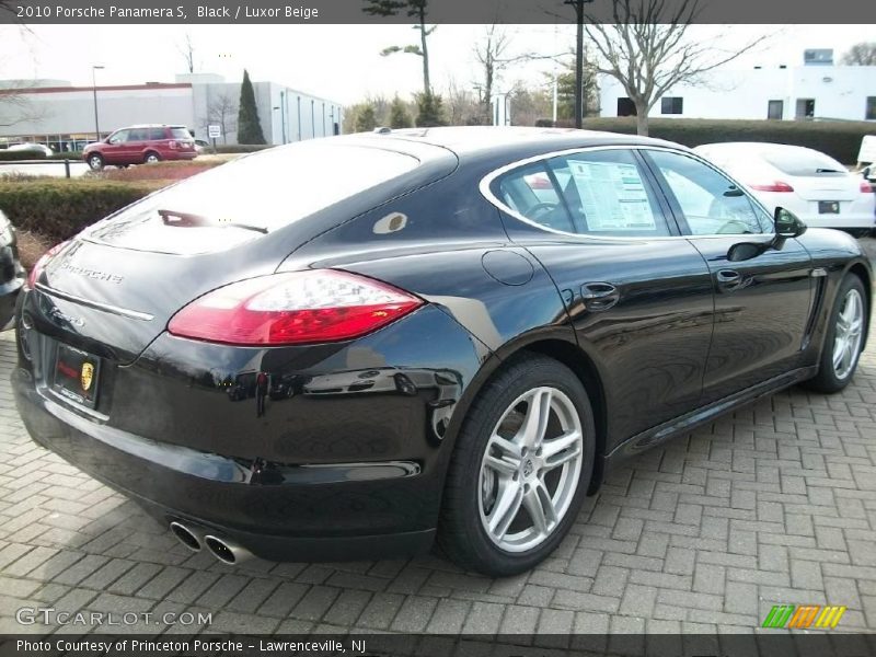 Black / Luxor Beige 2010 Porsche Panamera S
