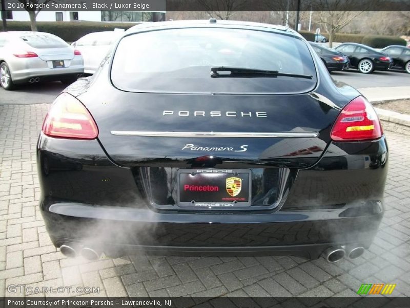 Black / Luxor Beige 2010 Porsche Panamera S