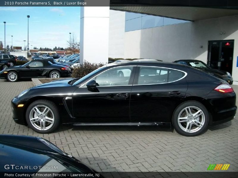 Black / Luxor Beige 2010 Porsche Panamera S