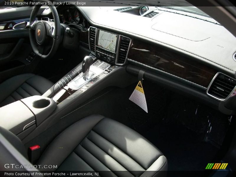 Black / Luxor Beige 2010 Porsche Panamera S